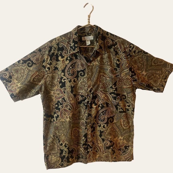 Tori Richard Other - Vintage Tori Richard Paisley 90s Button Down Shirt Large